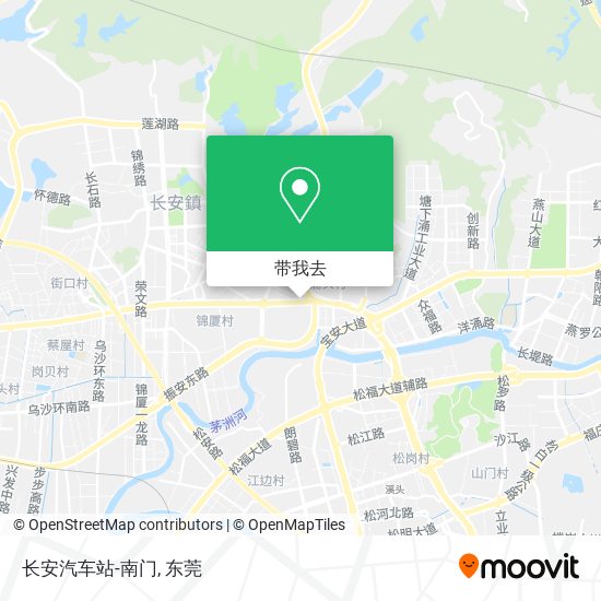 长安汽车站-南门地图