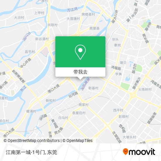 江南第一城-1号门地图