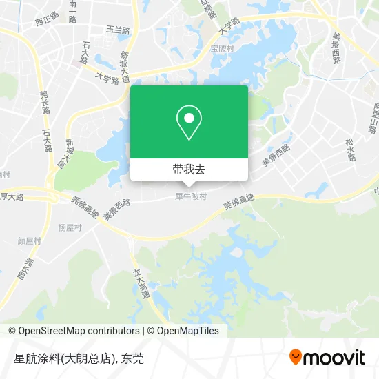 星航涂料(大朗总店)地图
