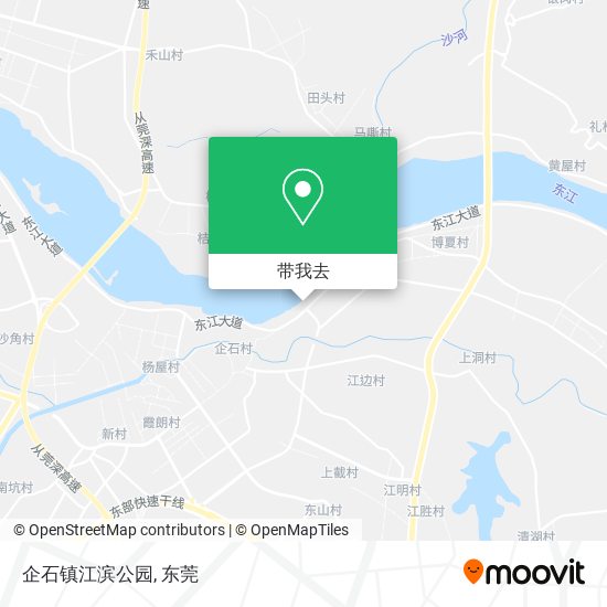 企石镇江滨公园地图