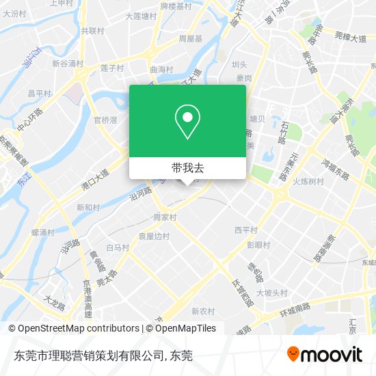 东莞市理聪营销策划有限公司地图