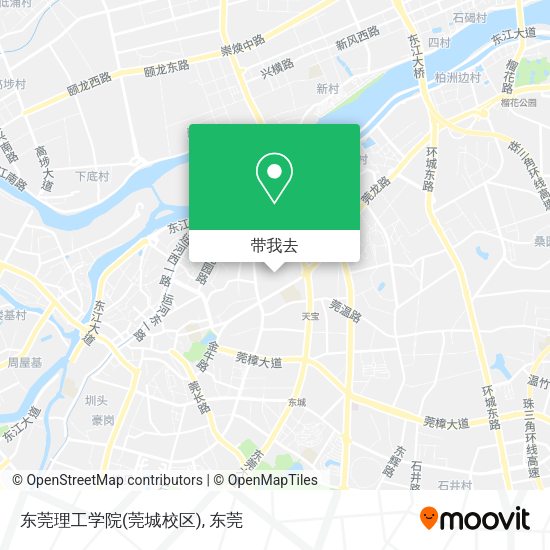 东莞理工学院(莞城校区)地图