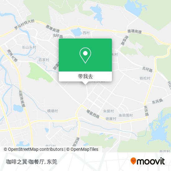 咖啡之翼·咖餐厅地图