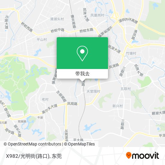 X982/光明街(路口)地图