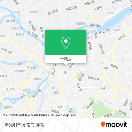 新光明市场-南门地图