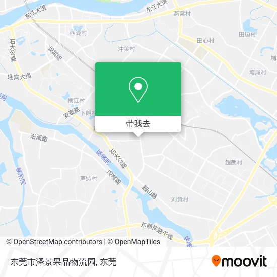 东莞市泽景果品物流园地图