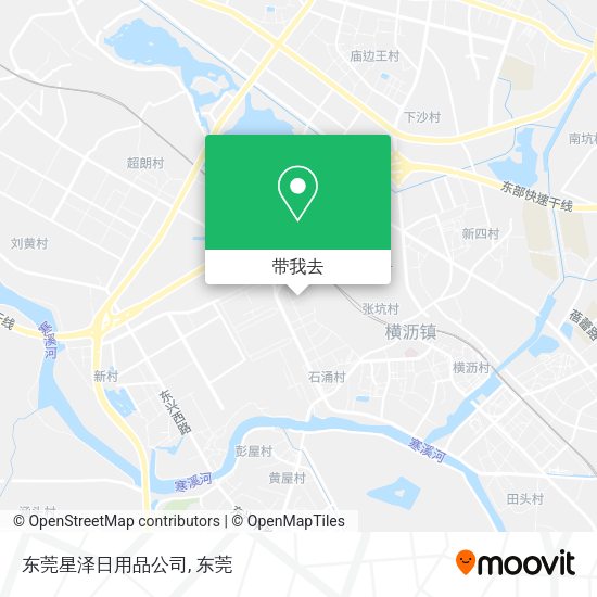 东莞星泽日用品公司地图