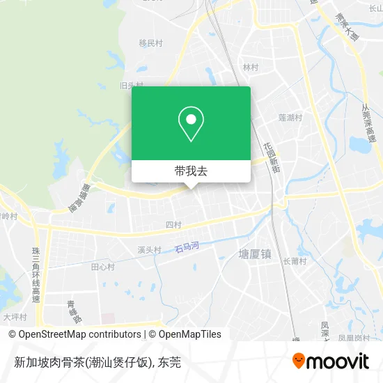 新加坡肉骨茶(潮汕煲仔饭)地图
