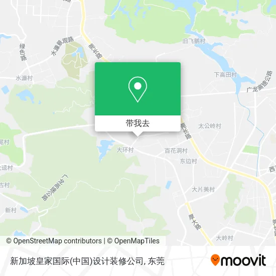 新加坡皇家国际(中国)设计装修公司地图