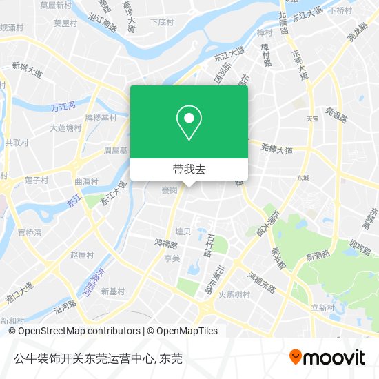 公牛装饰开关东莞运营中心地图