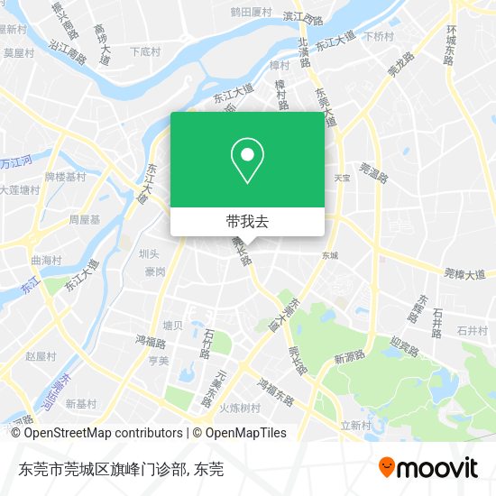 东莞市莞城区旗峰门诊部地图
