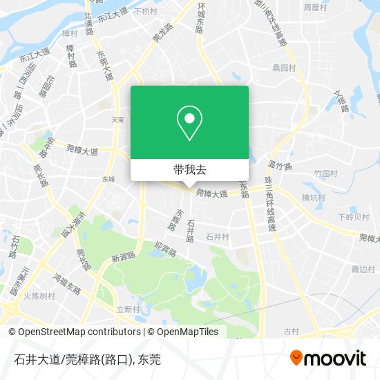石井大道/莞樟路(路口)地图