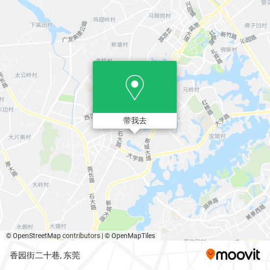 香园街二十巷地图