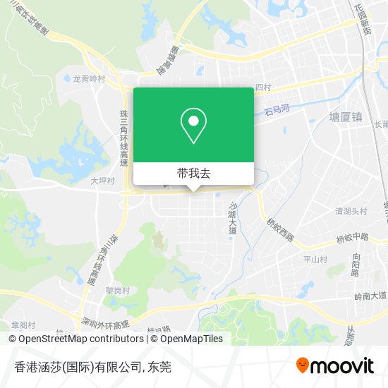 香港涵莎(国际)有限公司地图