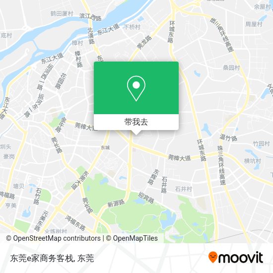 东莞e家商务客栈地图