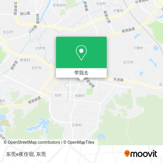 东莞e夜住宿地图