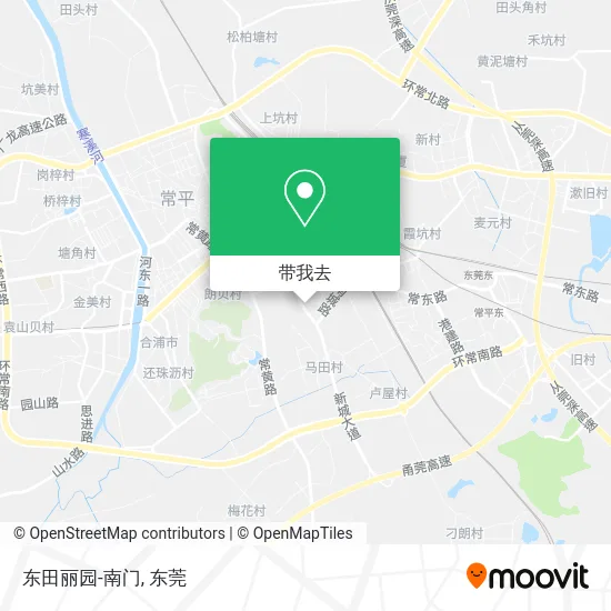 东田丽园-南门地图
