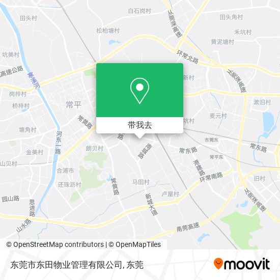 东莞市东田物业管理有限公司地图