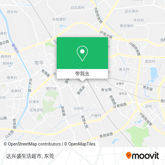 达兴盛生活超市地图
