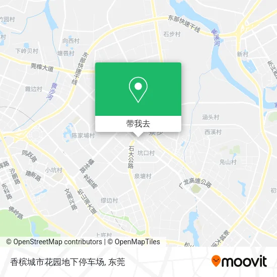 香槟城市花园地下停车场地图