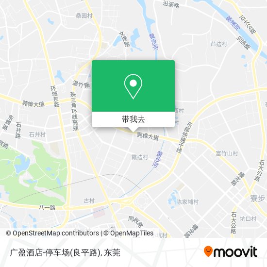 广盈酒店-停车场(良平路)地图