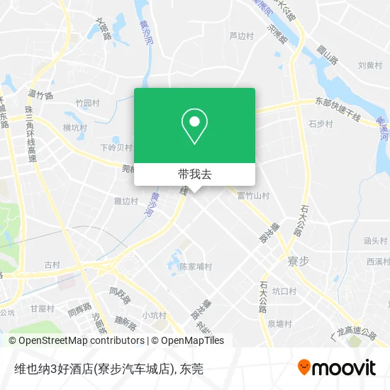 维也纳3好酒店(寮步汽车城店)地图