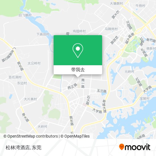 松林湾酒店地图