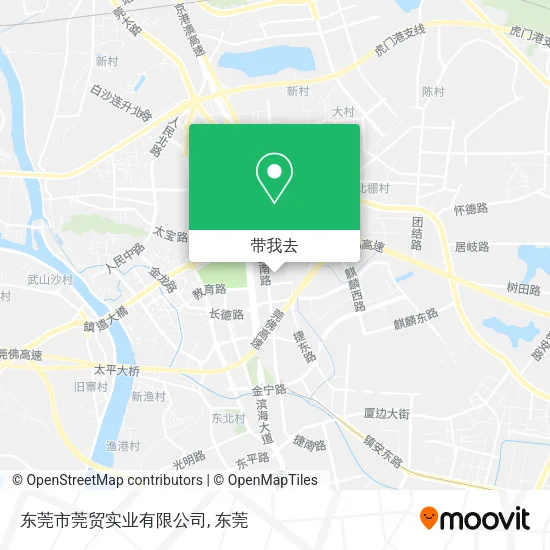 东莞市莞贸实业有限公司地图