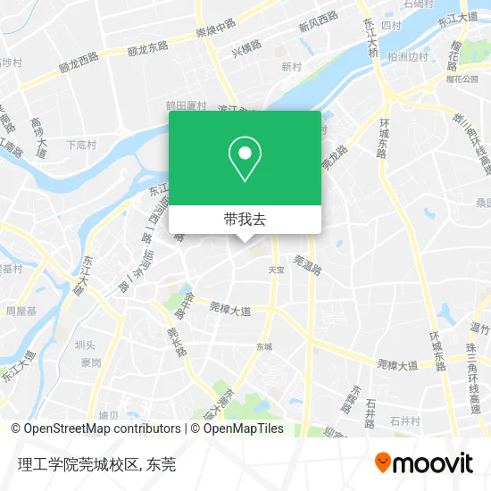 理工学院莞城校区地图