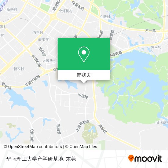 华南理工大学产学研基地地图