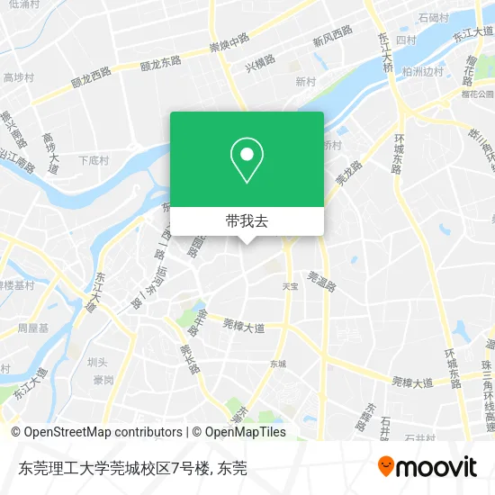 东莞理工大学莞城校区7号楼地图