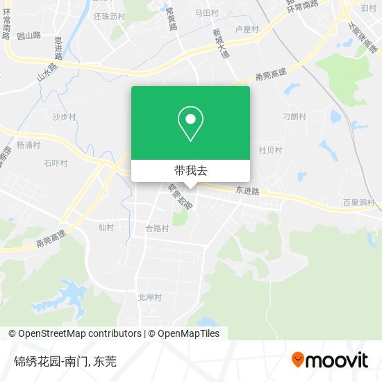 锦绣花园-南门地图