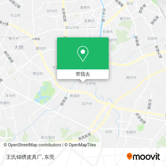 王氏锦绣皮具厂地图