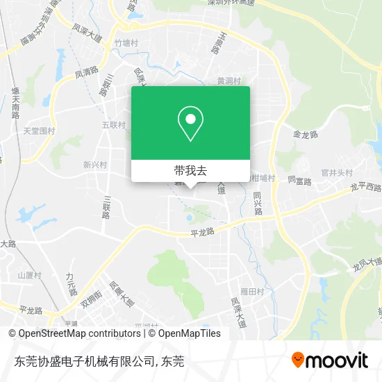 东莞协盛电子机械有限公司地图