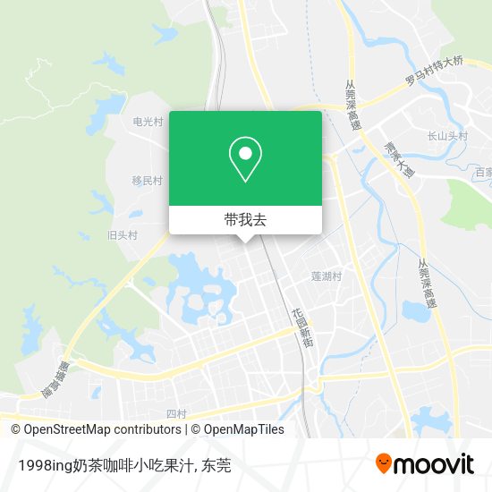 1998ing奶茶咖啡小吃果汁地图