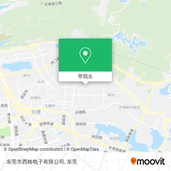 东莞市西格电子有限公司地图