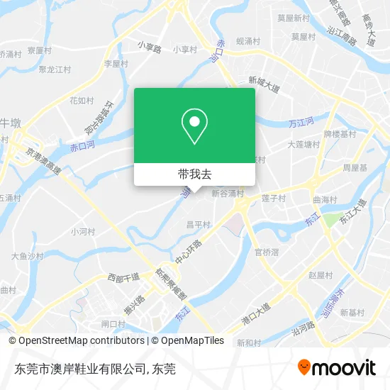 东莞市澳岸鞋业有限公司地图