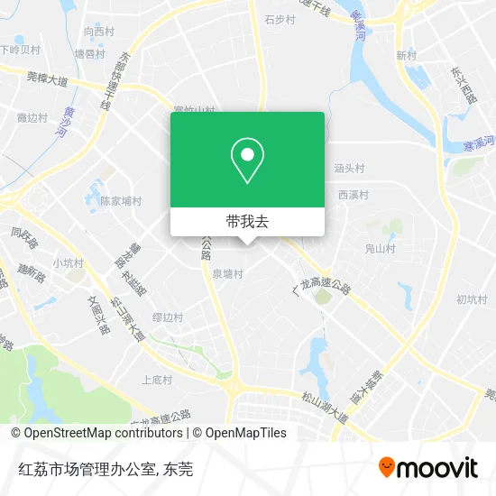 红荔市场管理办公室地图
