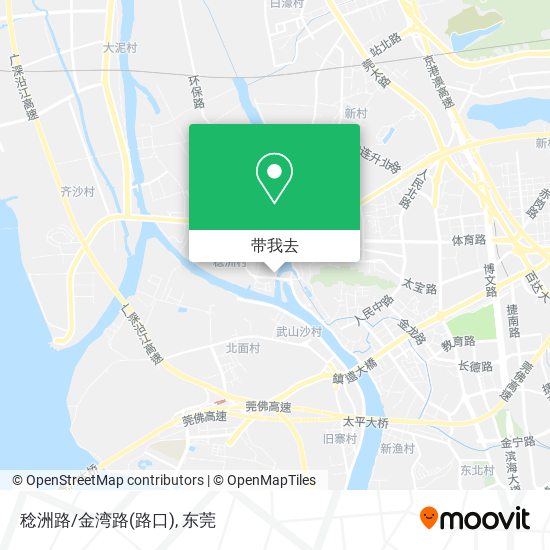 稔洲路/金湾路(路口)地图