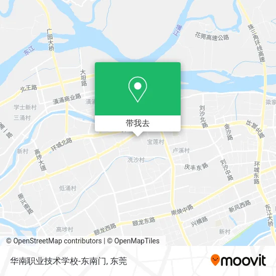 华南职业技术学校-东南门地图