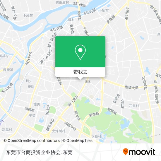 东莞市台商投资企业协会地图