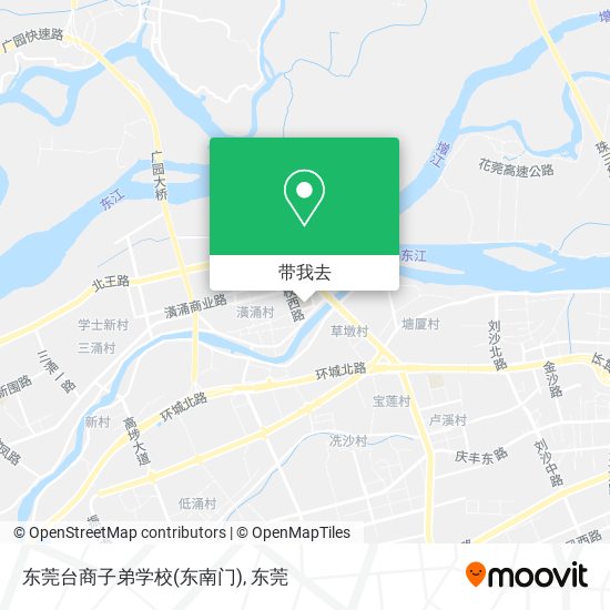 东莞台商子弟学校(东南门)地图