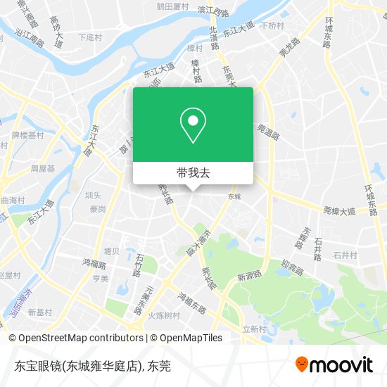 东宝眼镜(东城雍华庭店)地图