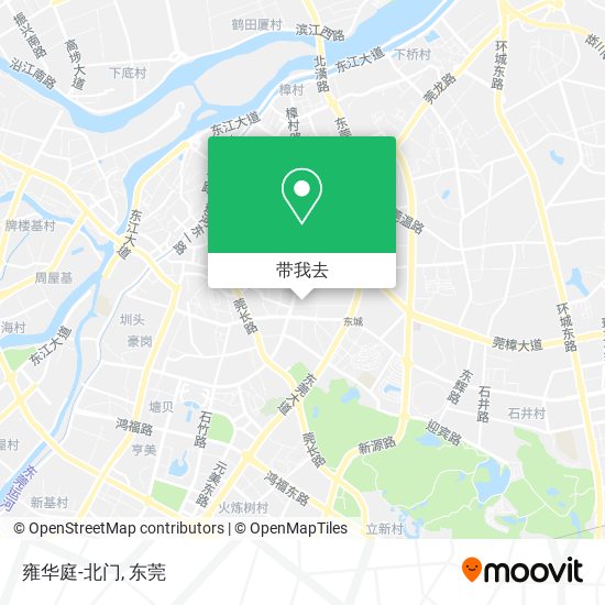 雍华庭-北门地图