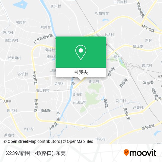 X239/新围一街(路口)地图