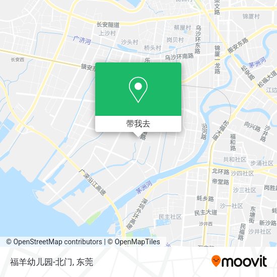 福羊幼儿园-北门地图