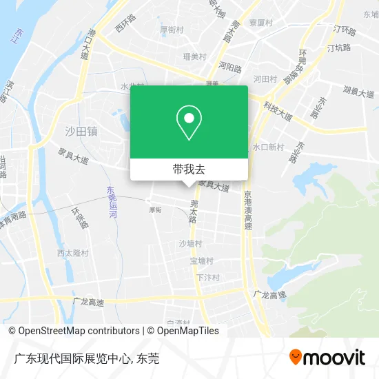 广东现代国际展览中心地图