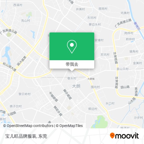 宝儿旺品牌服装地图