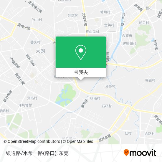 银通路/水常一路(路口)地图