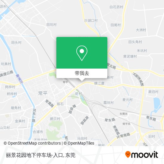 丽景花园地下停车场-入口地图